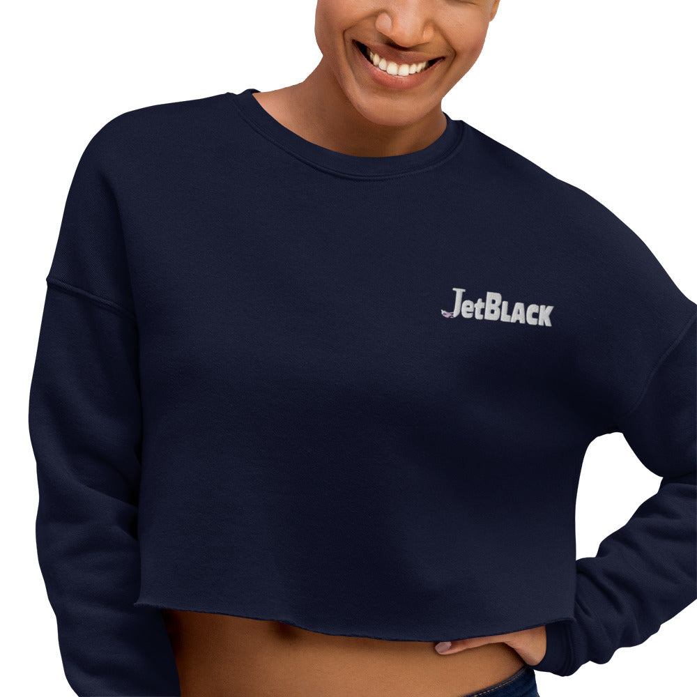 JetBlack Crop Sweatshirt